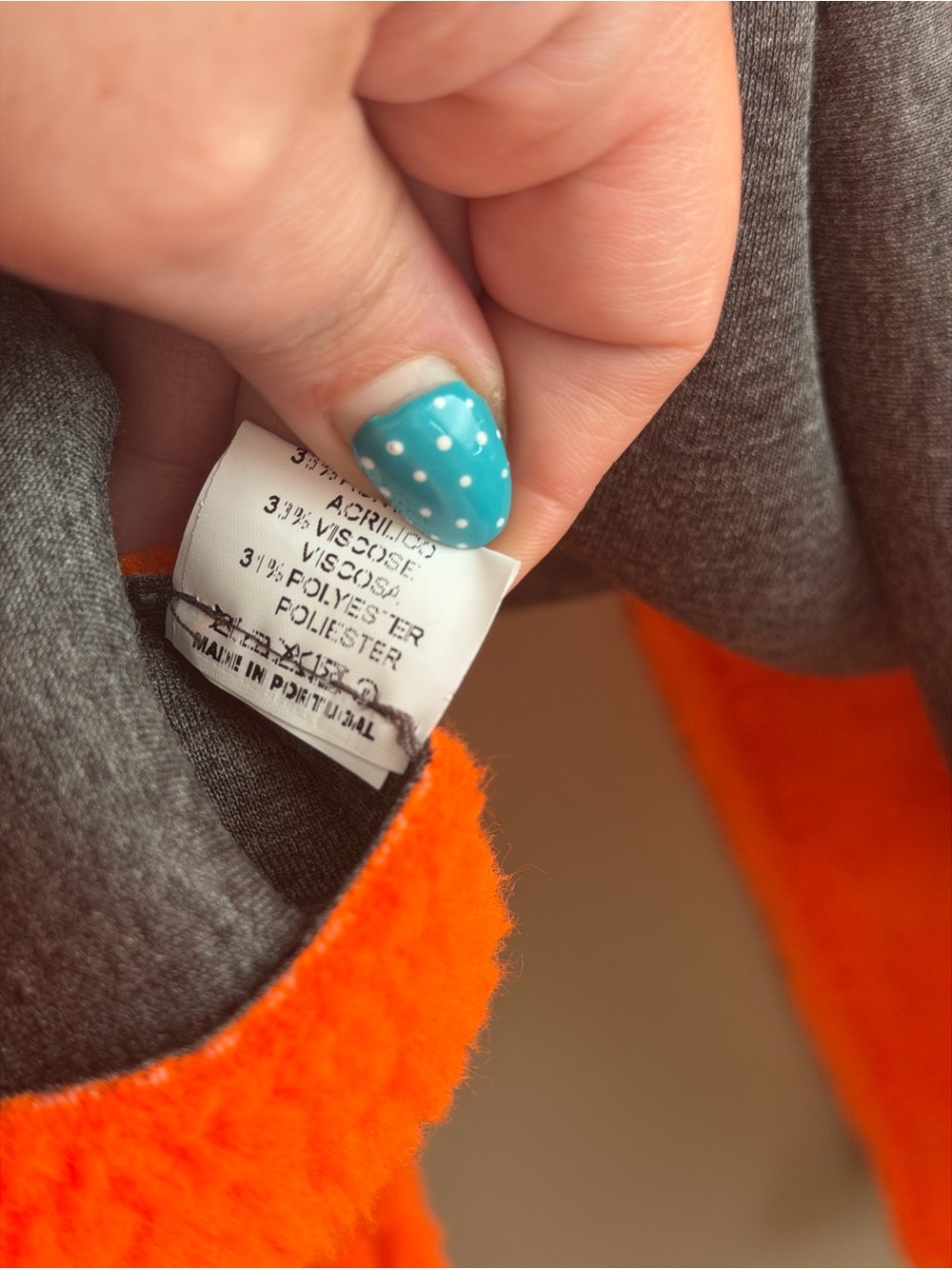 Vilagallo NWT Bright Orange Teddy Coat Large Front Pockets Single Hook Closure - Picture 10 of 12